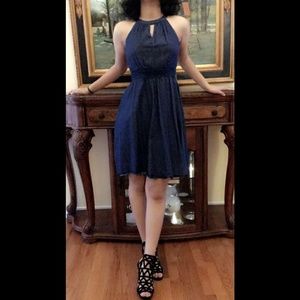 Keyhole Jean dress